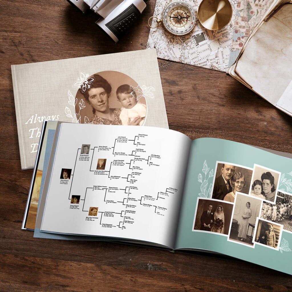 family history photo book