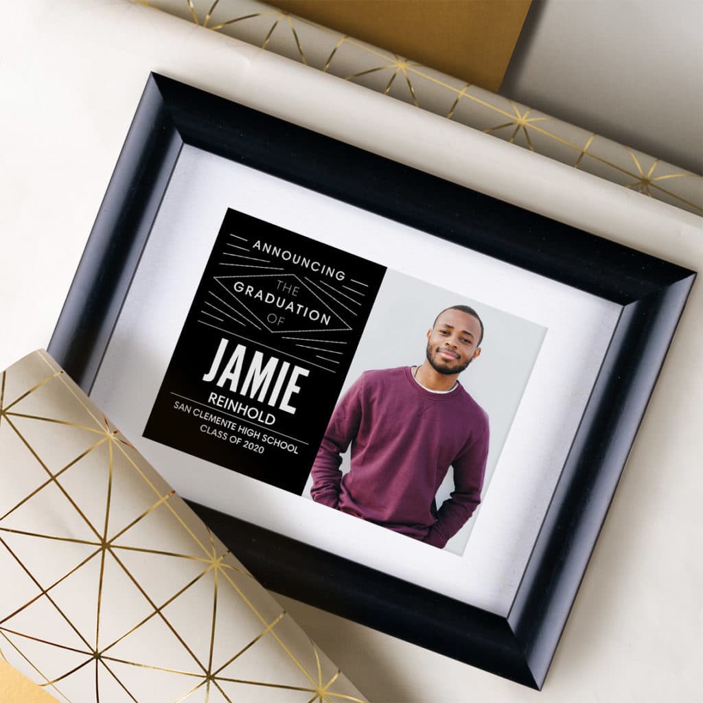 Frame that Graduate Announcement Card as a memento for the future