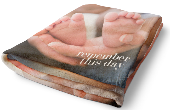 Introducing 5 Snapfish personalizable photo blankets