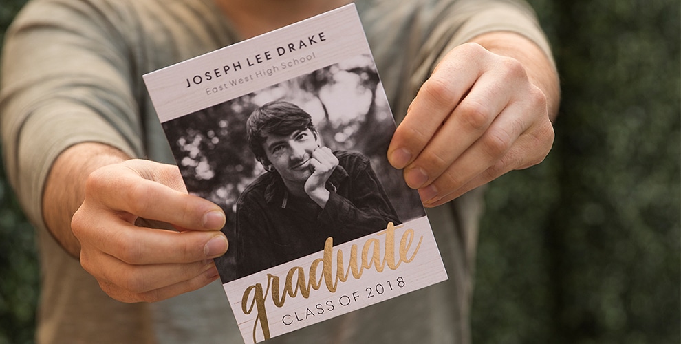 Custom Metallic Foil Graduation Announcements & Invitations Snapfish US