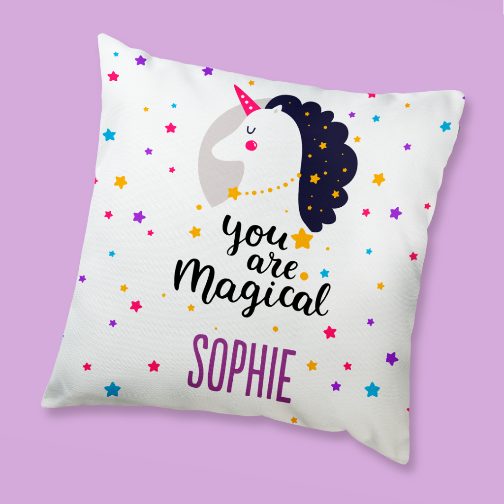 Custom Throw Pillow "Sparkle Power"