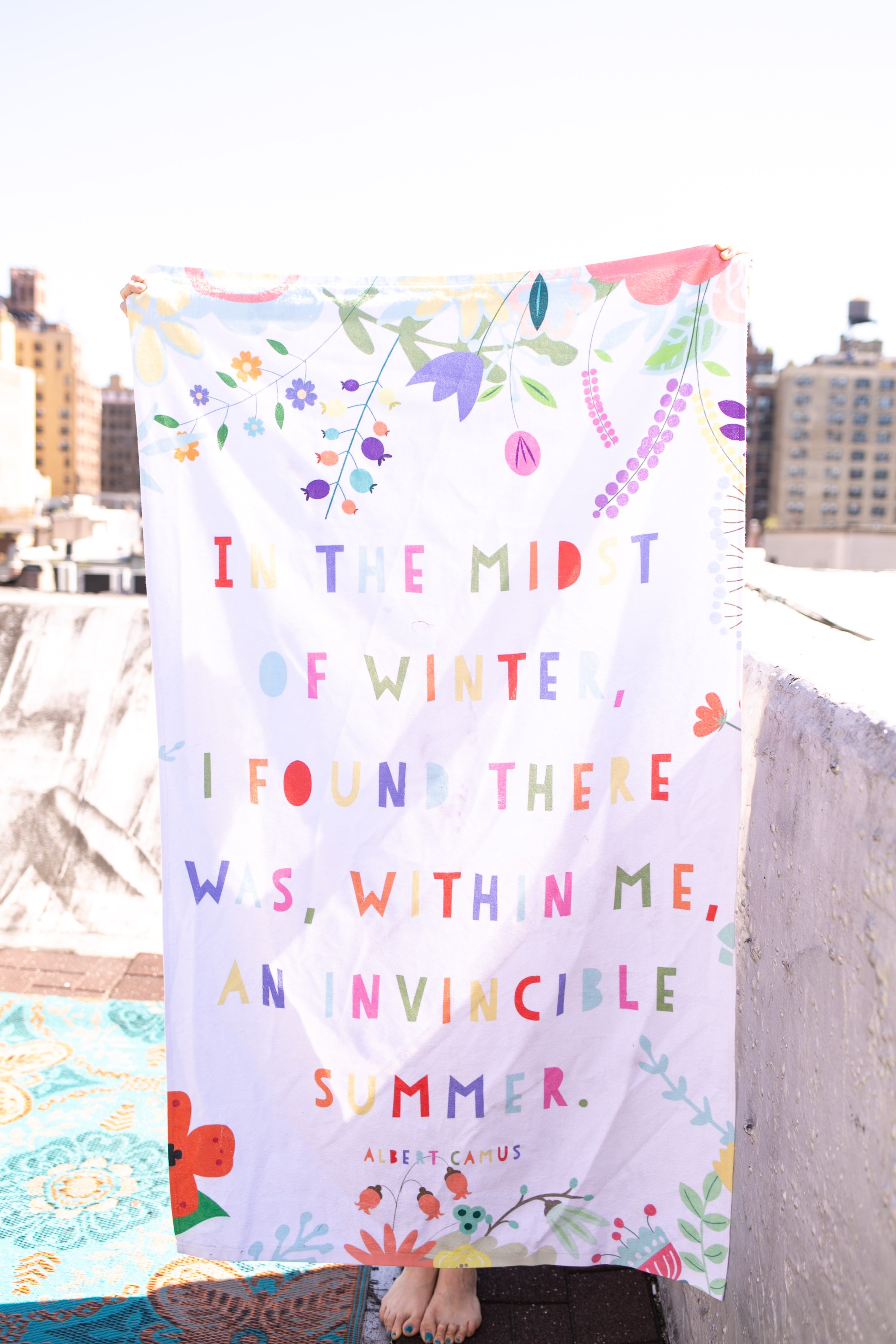 How to Create a One-of-a-Kind Beach Towel Like Our Favorite Bloggers