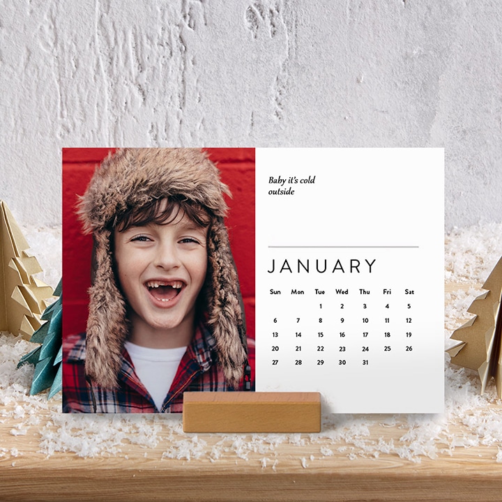 Wood Block Calendar