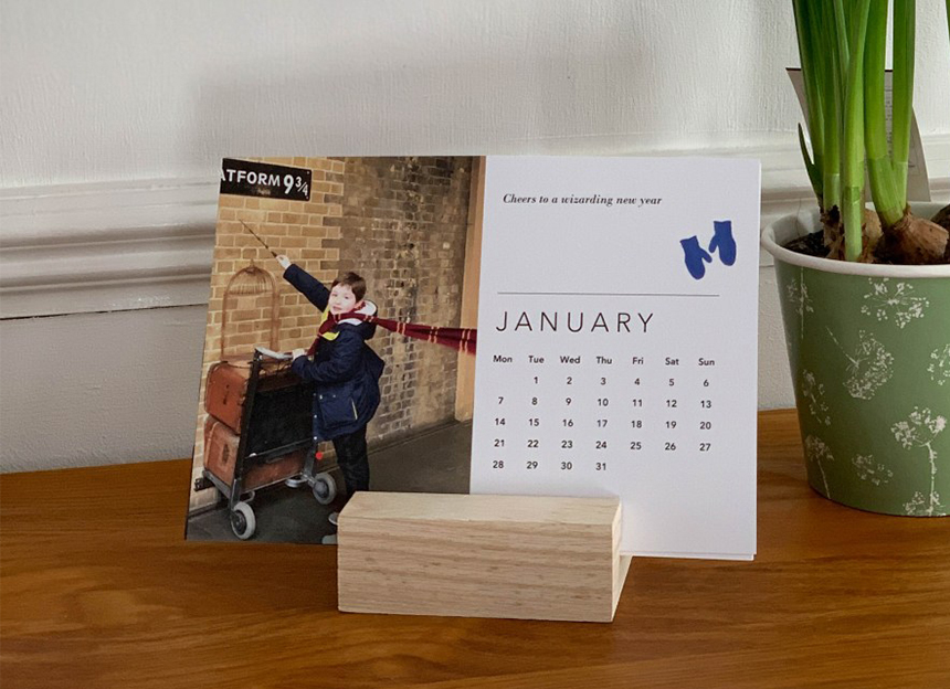 Custom Wood Block Desk Calendar | Photo Calendar | Snapfish US