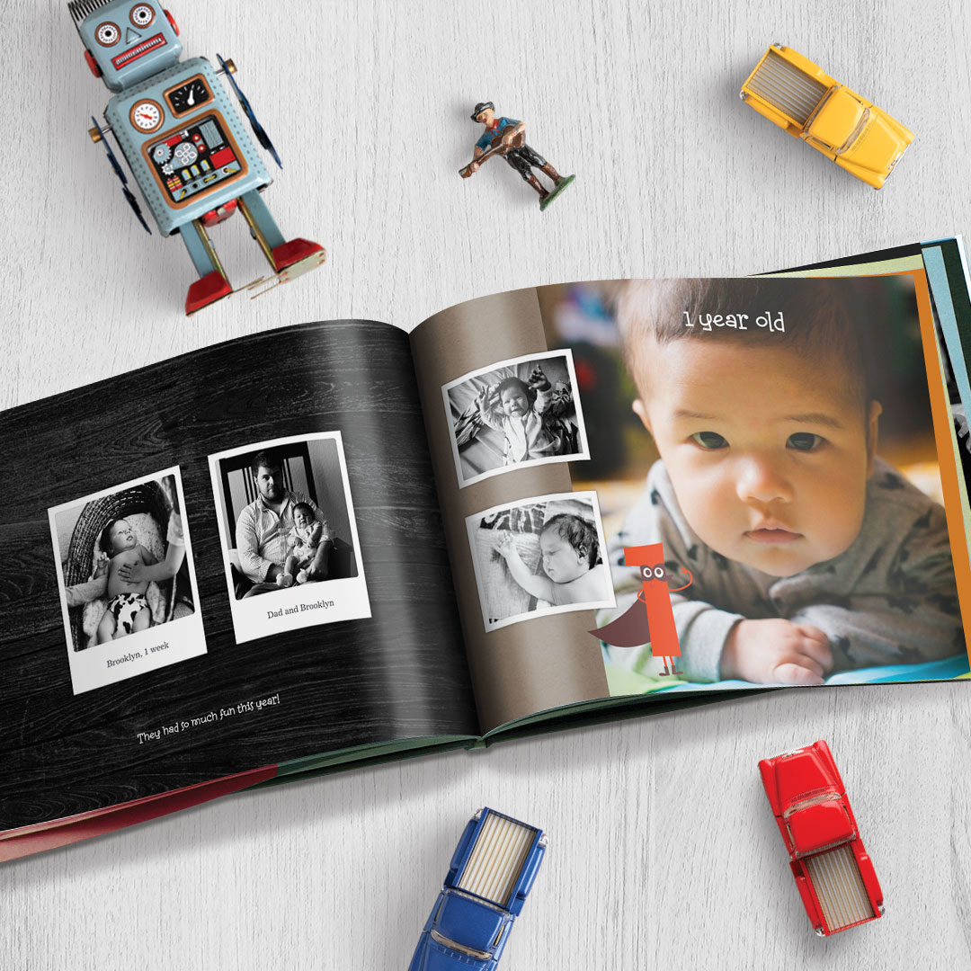 A photo book as unique as your baby Snapfish