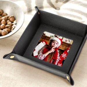 Capture the smiles with our custom valet tray