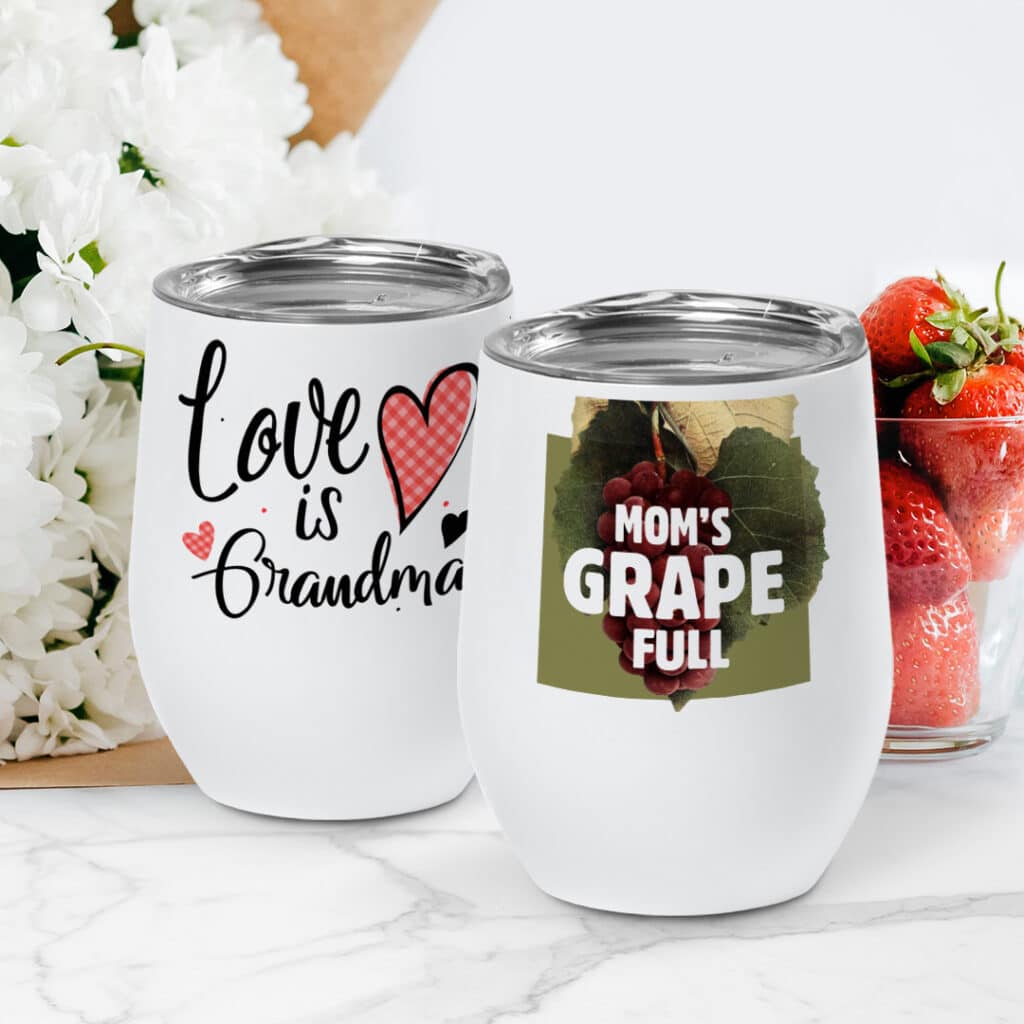 Customized tumblers for Mom