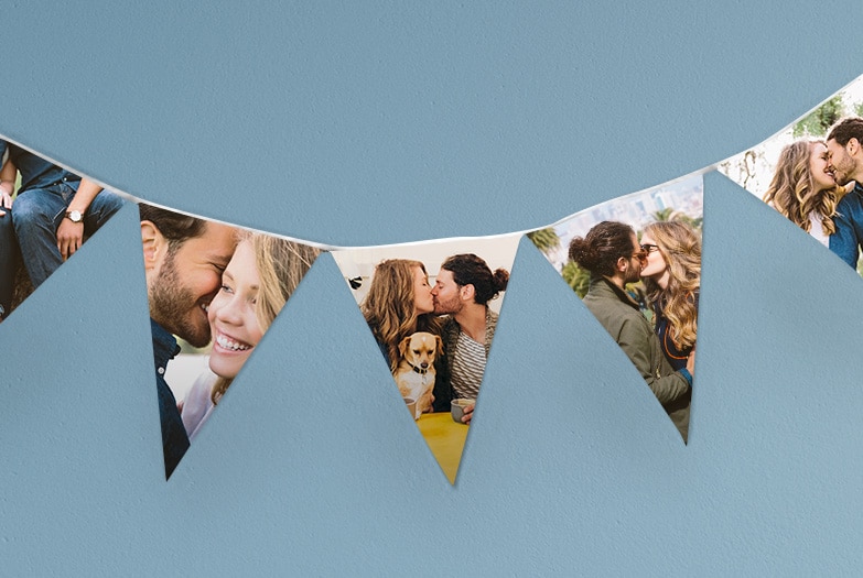 Create fun photo banners to brighten up your party