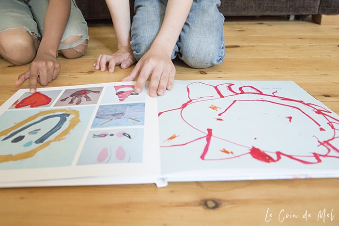 Create a Beautiful Kids Artwork Book!