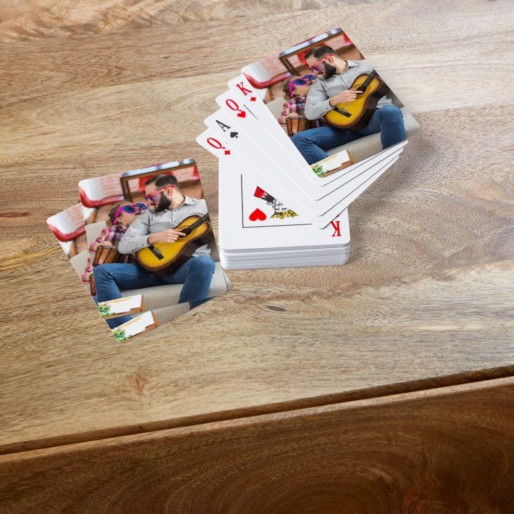Photo Playing Cards Make Games Night Fun