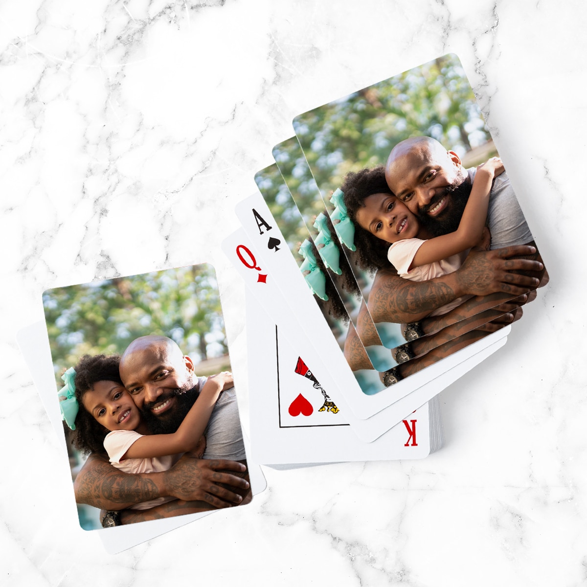 Photo Playing Cards to make family card games more fun