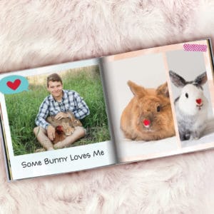 Create unique photo year books of you + your pet.