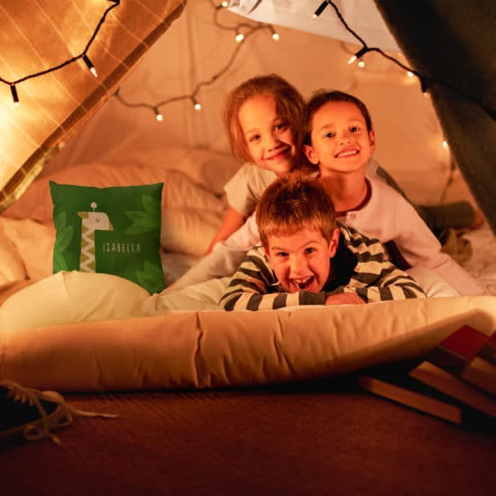 Create cosy back garden camp-outs with custom photo gifts