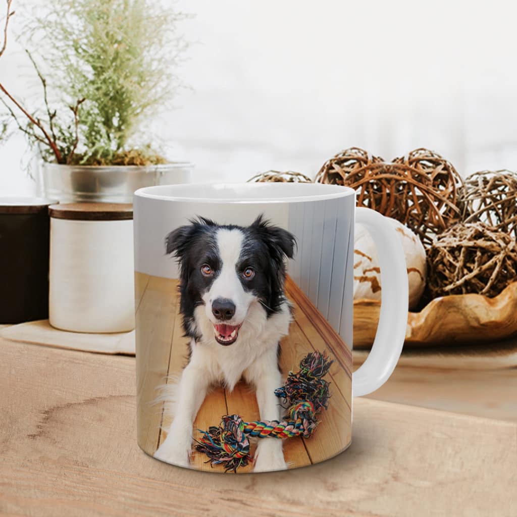 Mug with photo of pet dog