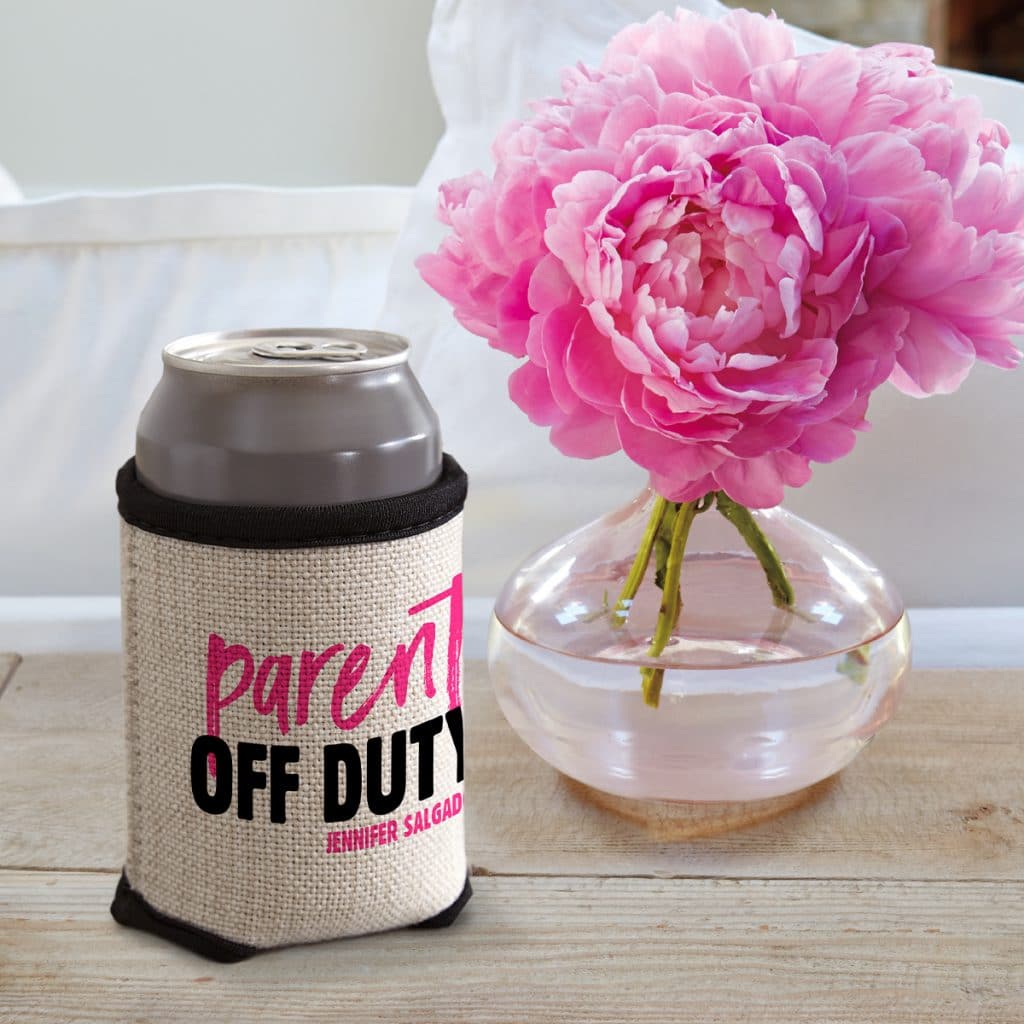 Photo of the Parent Off Duty can cooler sitting on a table