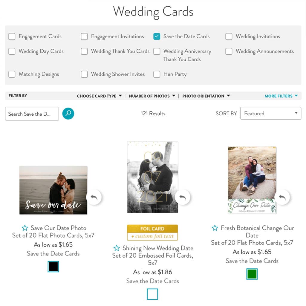 Search For The Ideal Wedding Card Using Snapfish Design Tools