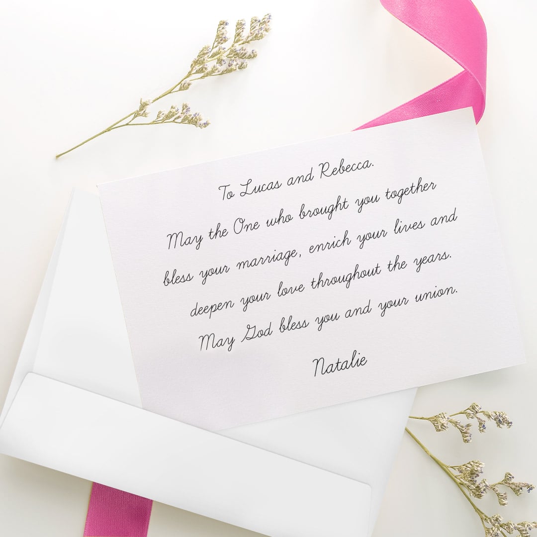 How to write the perfect wedding card message Snapfish US
