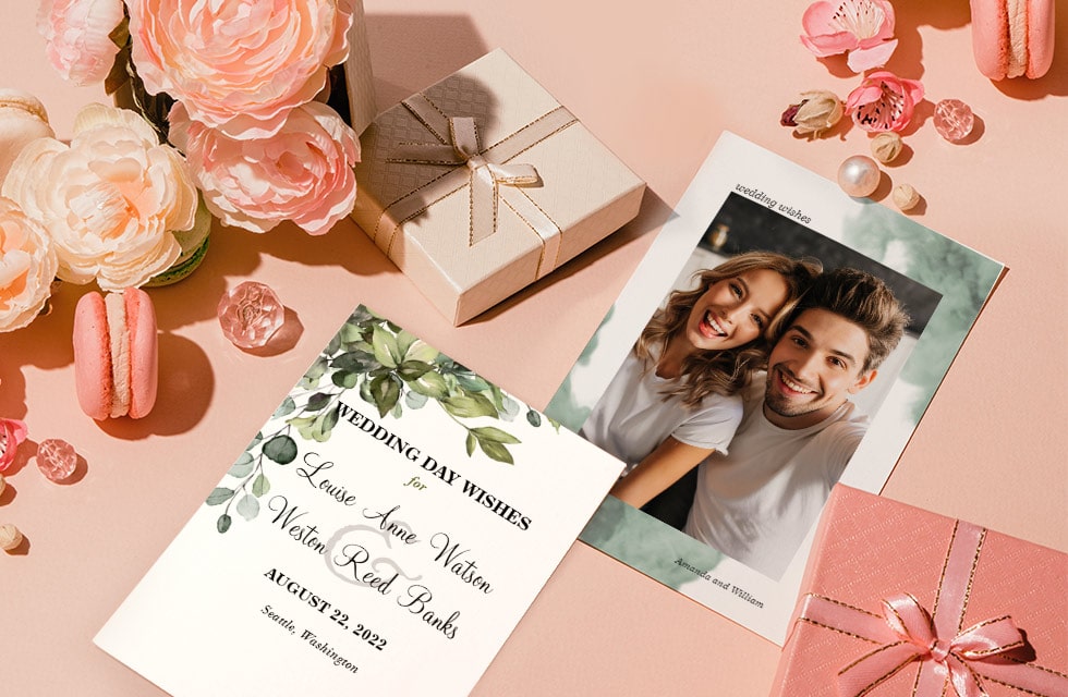 Wedding Card for Bride & Groom Wedding Card Happy Wedding Day Card Wedding Day Card Wedding Gift