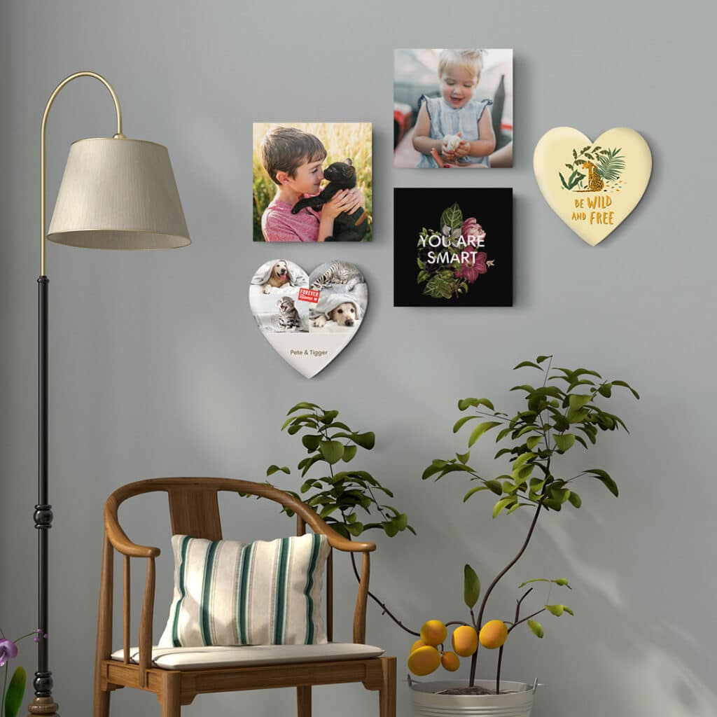 Design your home with heart shaped pet tiles