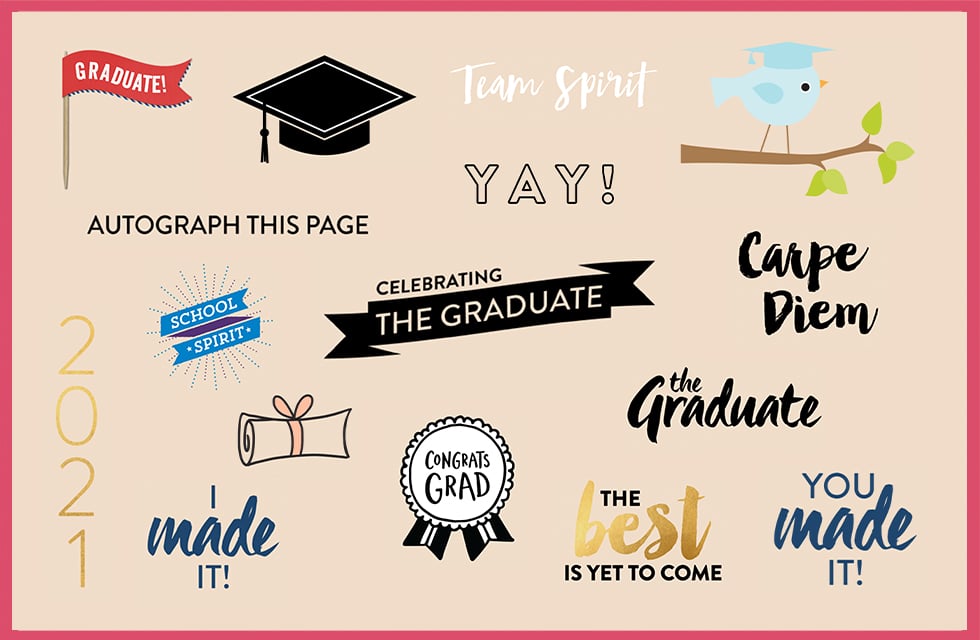 Yay! You Graduated! Make your custom Graduation gift with Snapfish. your photos and fun digital embellishments