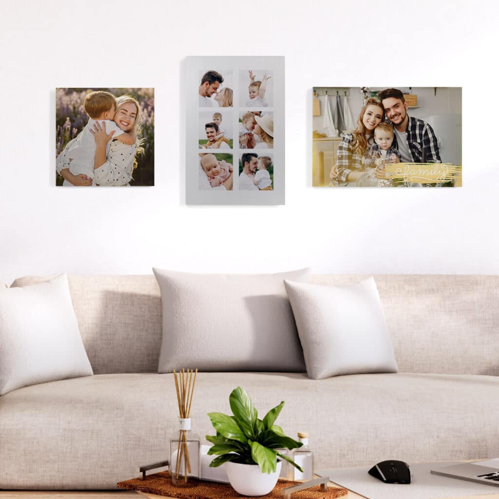 Create custom home decor with your pictures and Snapfish in minutes