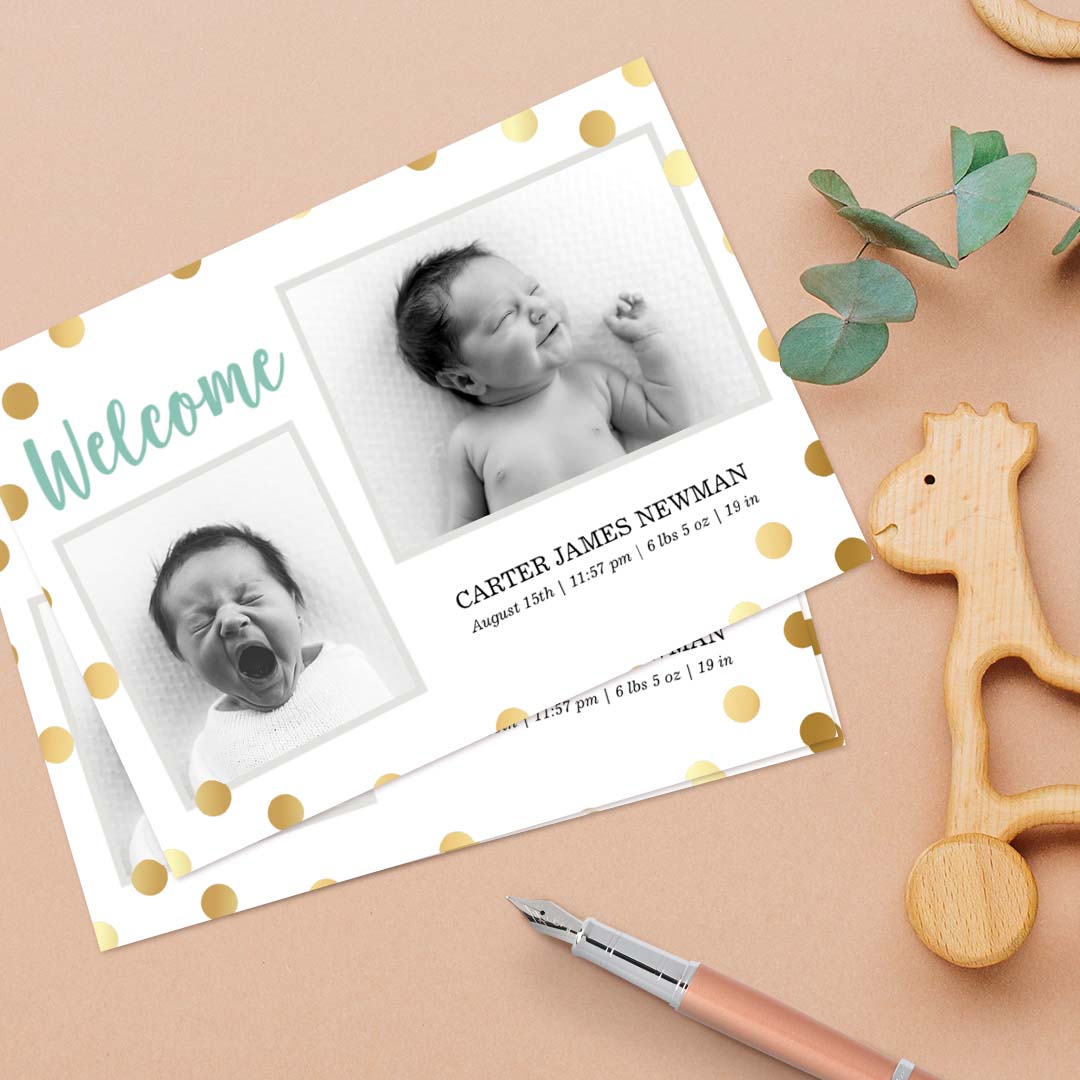 New Baby Announcement Wording Ideas Snapfish US