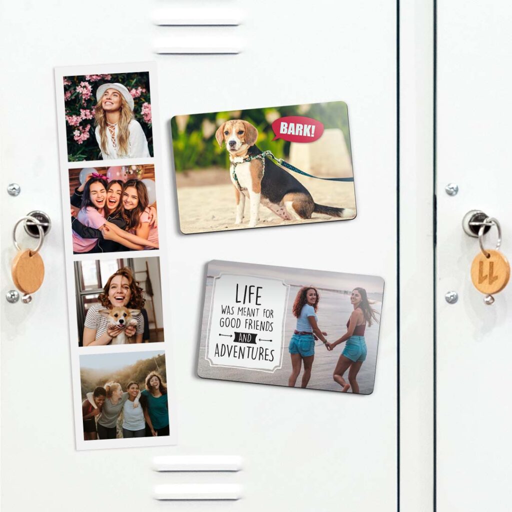 Show your locker some love with heartfelt photo magnets