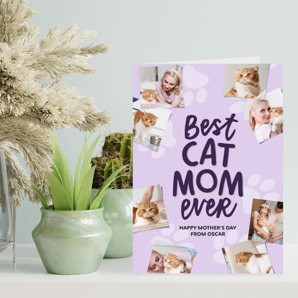 add photos to custom Mother's Day card designs and print with Snapfish