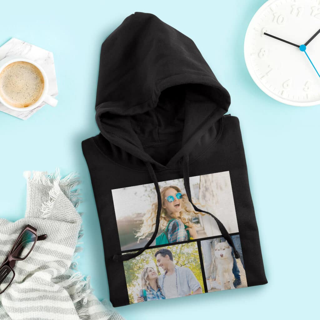 Multi Photo Hooded Sweatshirt