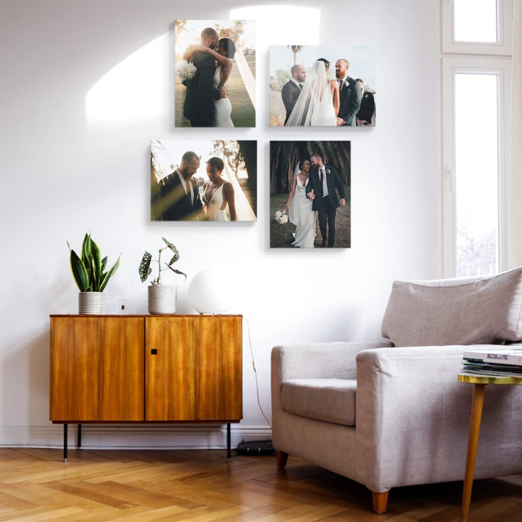 Canvas Sets, printed with your photos using Snapfish easy to use design tools