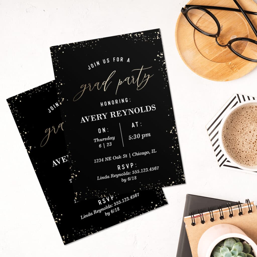 Celebrate Your Grad With Well Deserved Success Party Invite