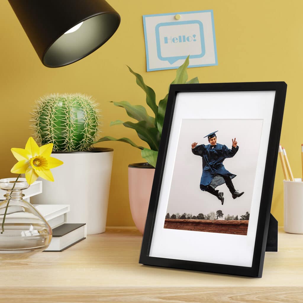 Create affordable framed graduation prints in minutes with Snapfish
