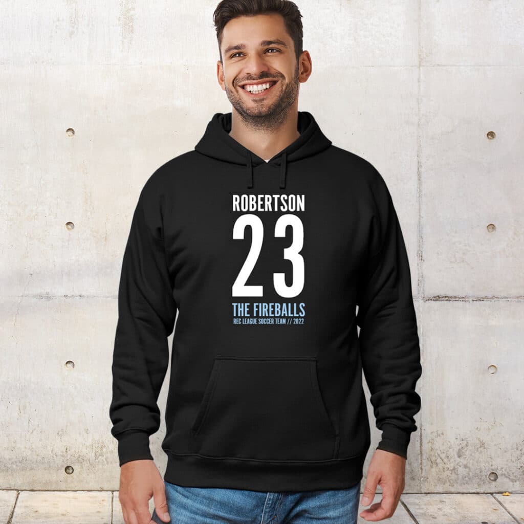 Team Jersey Hooded Sweatshirt