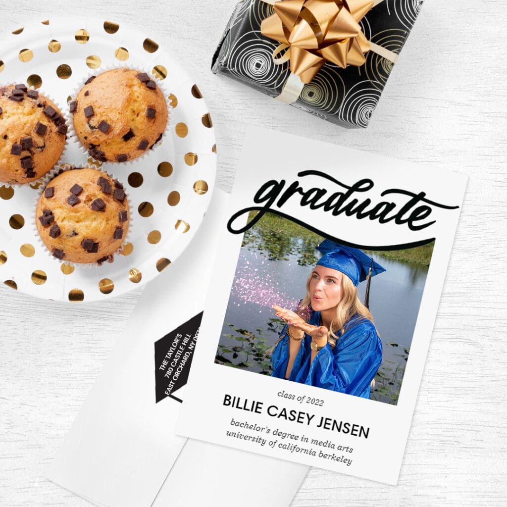 Create beautiful one-of-a-kind Graduate announcements printed thru Snapfish with favorite pictures and custom text.