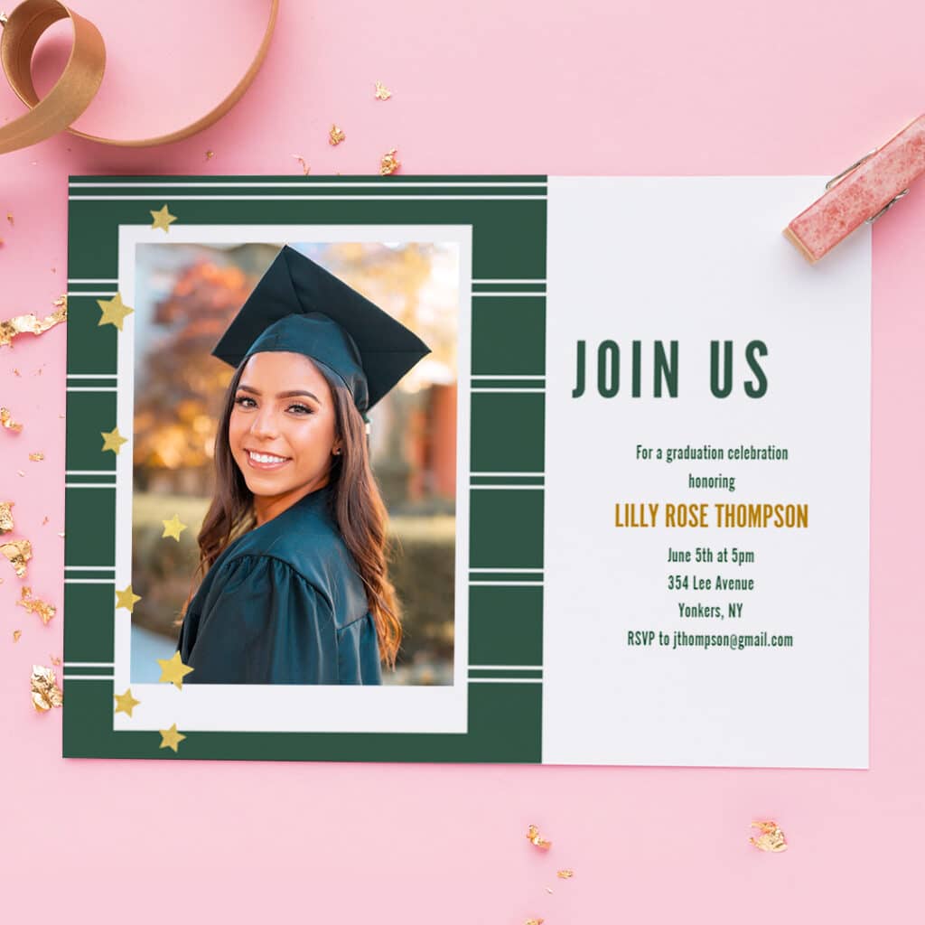 Celebrate Your Grad With Icon Invitation