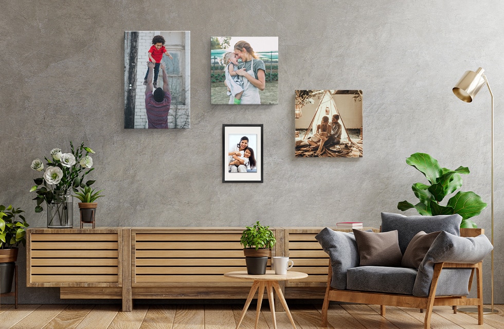 10 Beautiful Canvas Print Styles Perfect For Home + Gifts, printed with your photos using Snapfish easy to use design tools