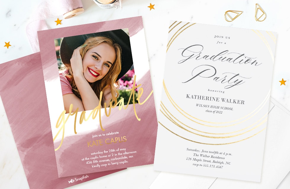 Celebrate With 10 Inspiring Custom Graduation Invitations