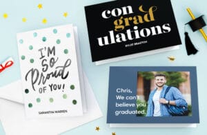 Celebrate your graduate with inspiring graduation cards and gifts.