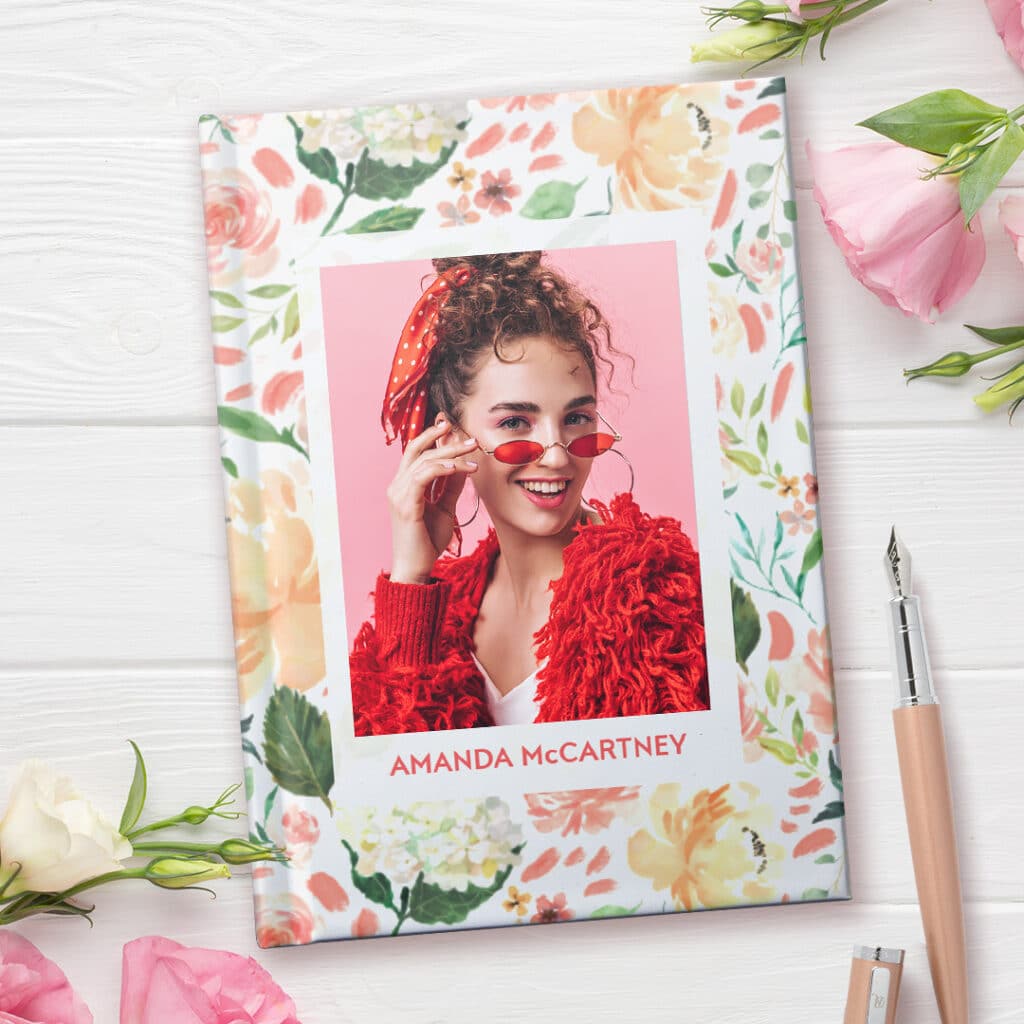 Create On-Trend Gifts With Snapfish like this Photo Journal customized with Photos