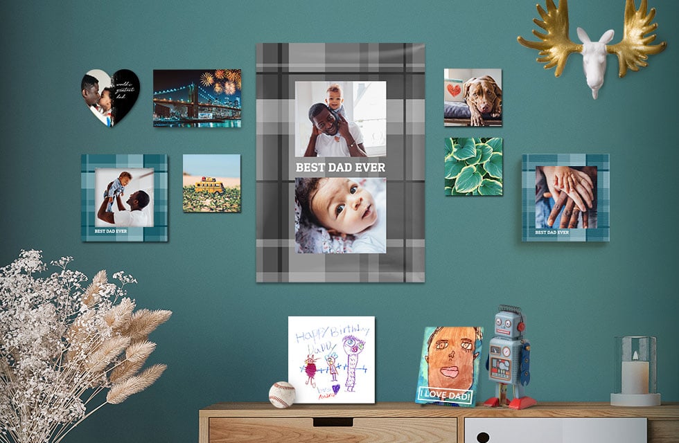 Personalized & Wonderful Wall & Tabletop Print Designs For Dad