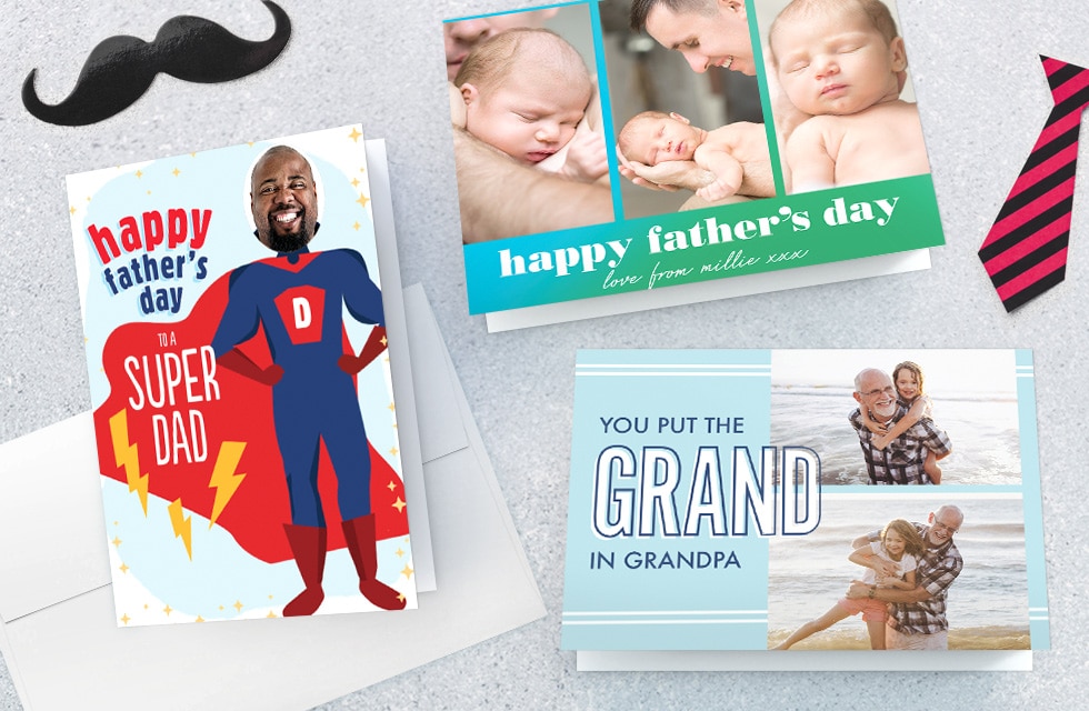 Create unique and cost effective Father's Day cards using photos in minutes with Snapfish