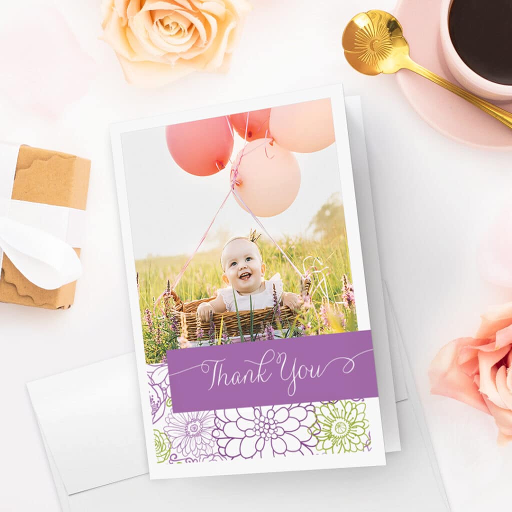 don't forget to include a beautiful customized card!