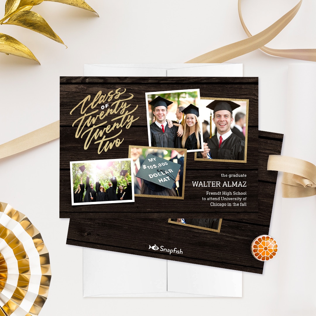 Custom Metallic Foil Graduation Announcements & Invitations Snapfish US