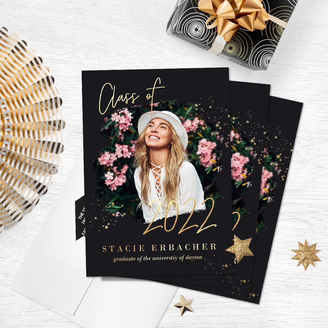 Custom Metallic Foil Graduation Announcements & Invitations Snapfish US