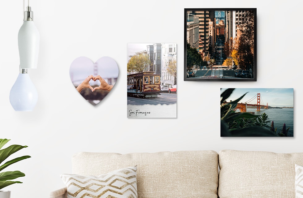 Spruce Up Any Room & Create a Gallery Wall in Minutes With Easy To Use Photo Tiles