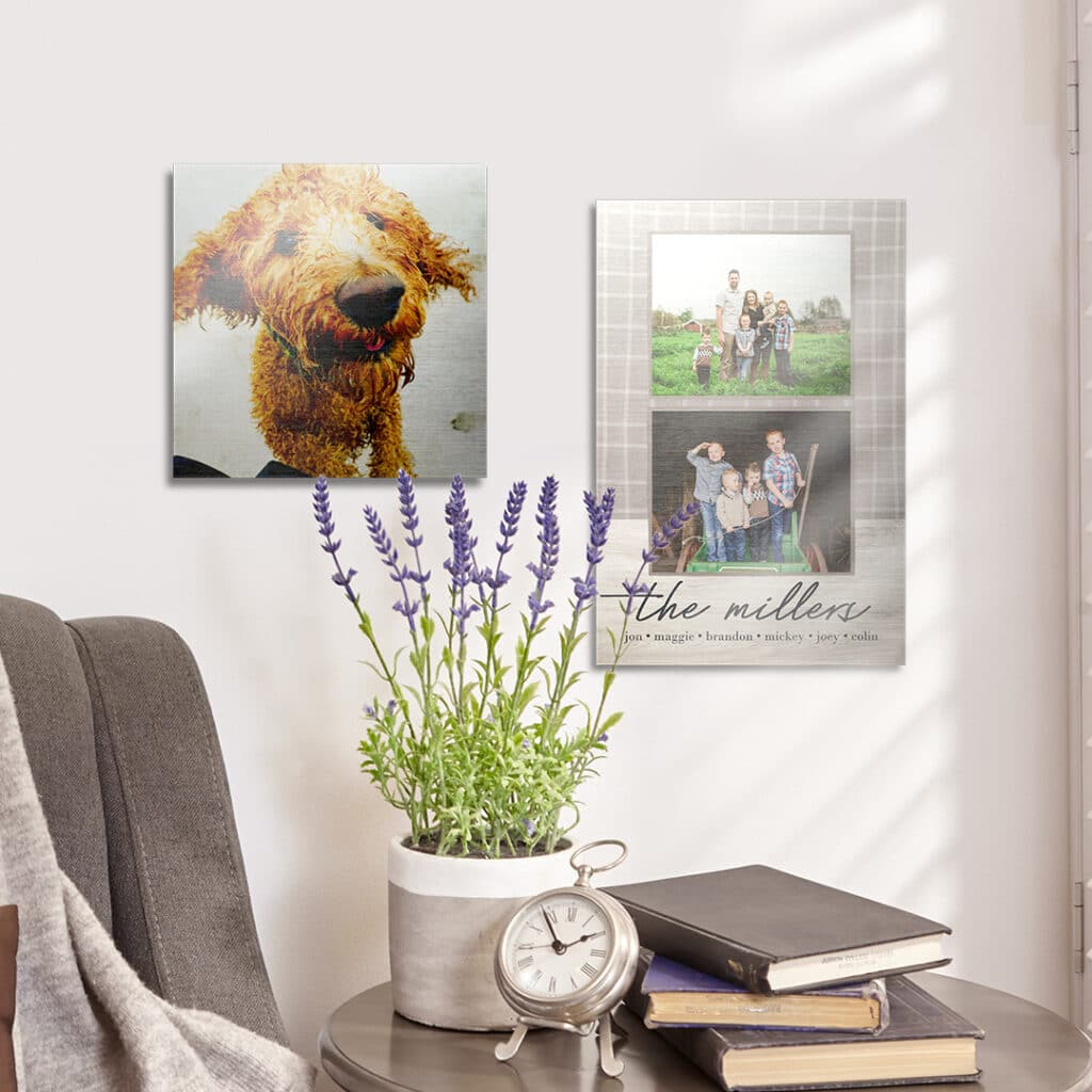 Metallic Photo Tiles