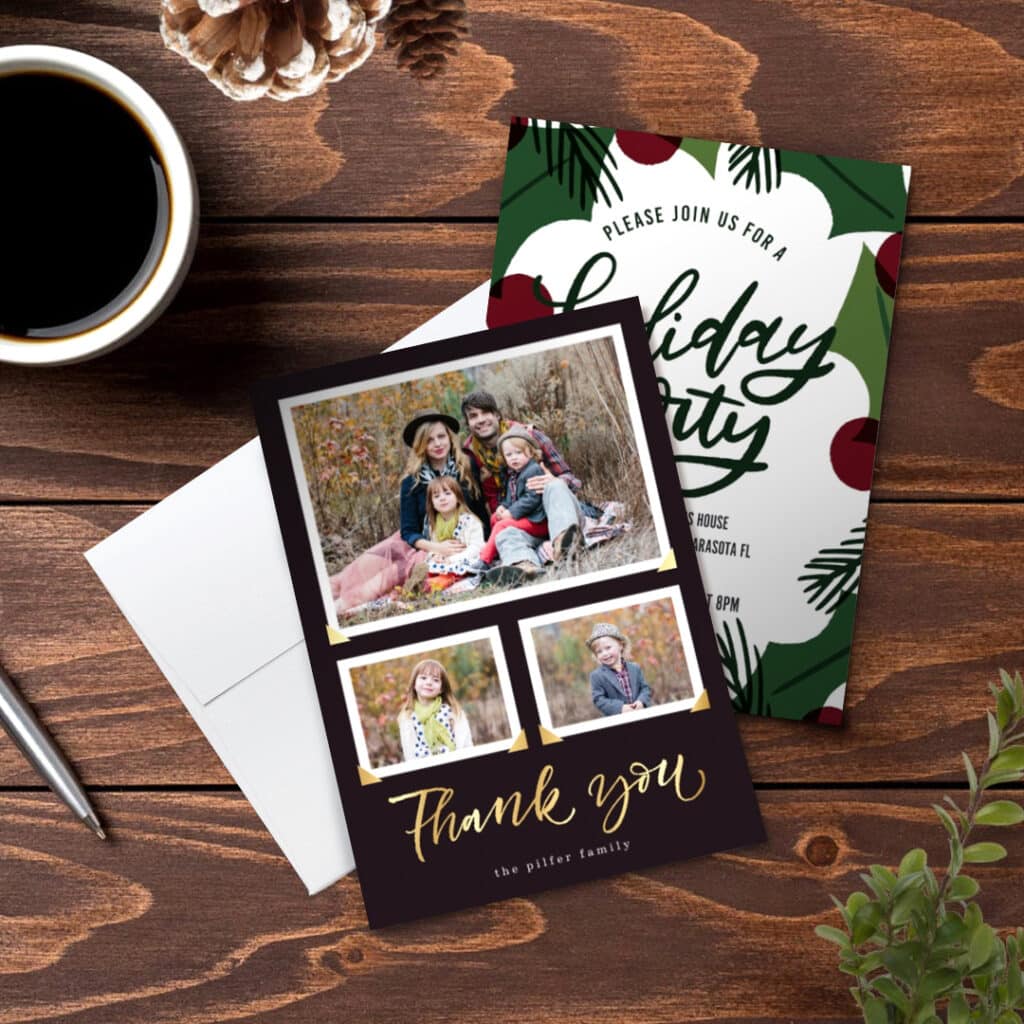 How to Get a Head Start on Your Christmas & Holiday Party Invitations & Thank You Cards