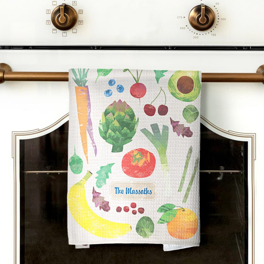 Tea Towel "Veggie Medley"