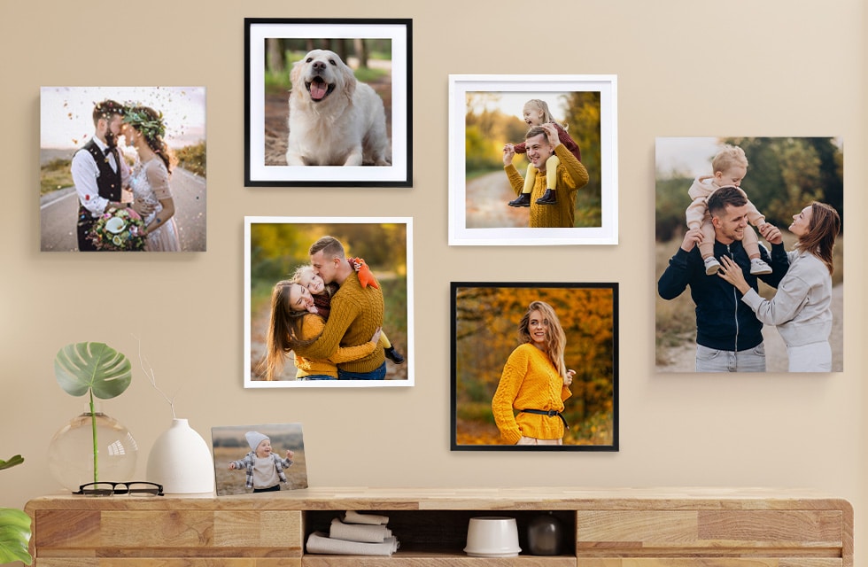 These Framed Photo Tiles Are Very Versatile For Decorating Your Walls