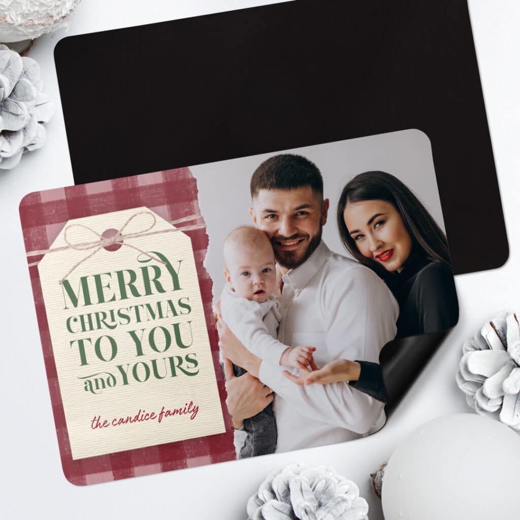 Personalized event magnet sets - holiday greetings